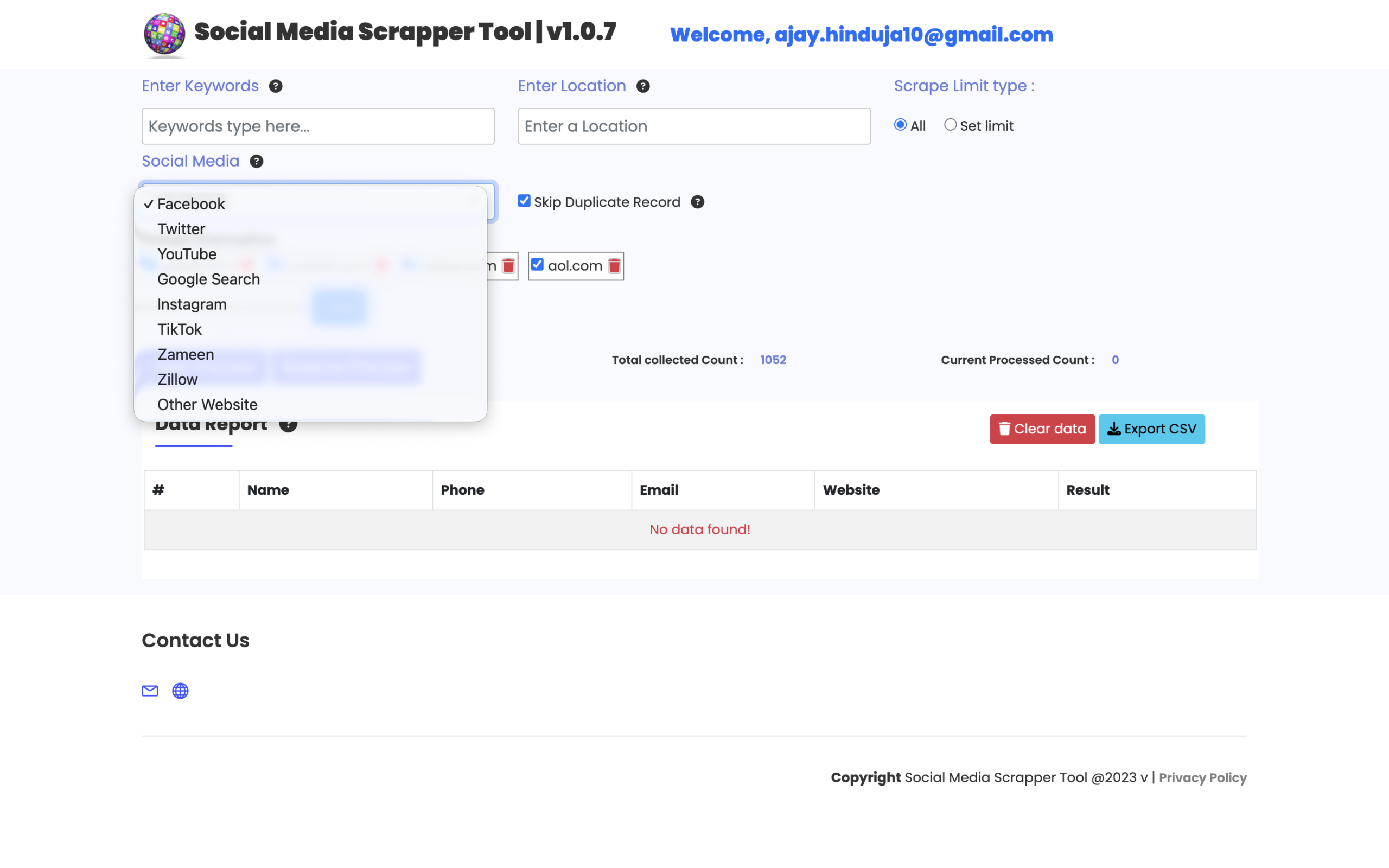 Social Media Data Extractor Extension - Image 2